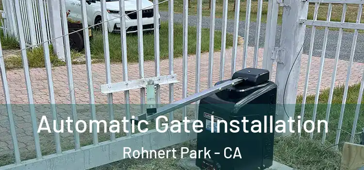 Automatic Gate Installation Rohnert Park - CA