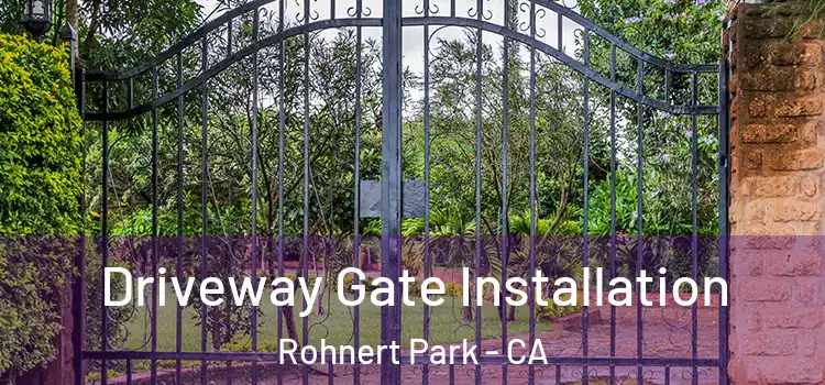  Driveway Gate Installation Rohnert Park - CA