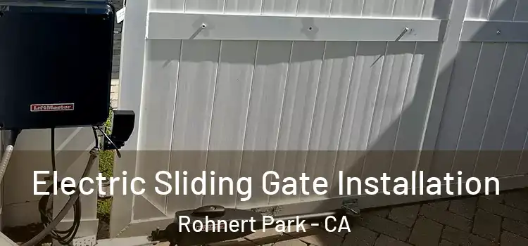  Electric Sliding Gate Installation Rohnert Park - CA