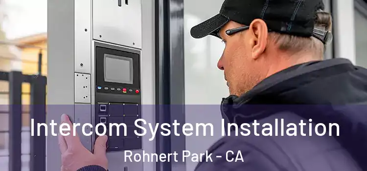 Intercom System Installation Rohnert Park - CA