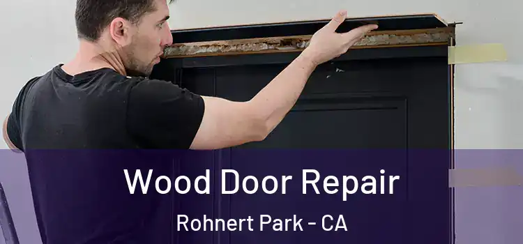 Wood Door Repair Rohnert Park - CA